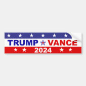TRUMP VANCE 2024 AUTOAUFKLEBER (Vorne)