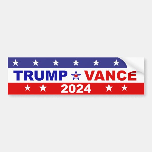 TRUMP VANCE 2024 AUTOAUFKLEBER (Vorne)