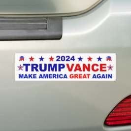 Trump Vance 2024 Autoaufkleber
