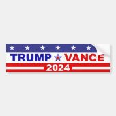 TRUMP VANCE 2024 AUTOAUFKLEBER (Vorne)
