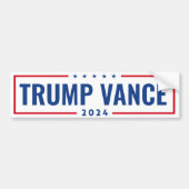 TRUMP VANCE 2024 AUTOAUFKLEBER (Vorne)