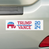 Trump Vance 2024 Autoaufkleber (Auf Auto)