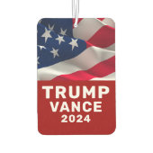 Trump Vance 2024 Autolufterfrischer (Rückseite)