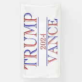 Trump Vance 2024 Banner (Vertikal)