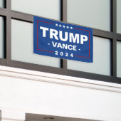 TRUMP / VANCE 2024 BANNER (Äußeres Gebäude)