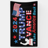 TRUMP VANCE 2024 BANNER (Vertikal)