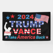 TRUMP VANCE 2024 BANNER (Horizontal)