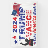 TRUMP VANCE 2024 BANNER (Vertikal)