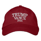 TRUMP VANCE 2024 bestickter Hut (Vorderseite)