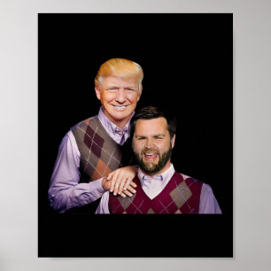 Trump Vance 2024 Brothers Funny Parody Trump J.d. Poster