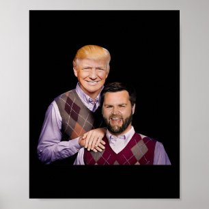 Trump Vance 2024 Brothers Funny Parody Trump J.d. Poster