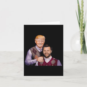 Trump Vance 2024 Brothers Funny Parody Trump J D V Karte
