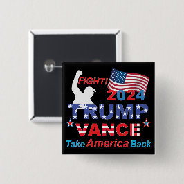 TRUMP VANCE 2024 BUTTON