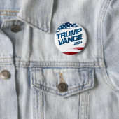 Trump Vance 2024 Button (Beispiel)
