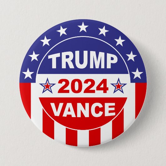 TRUMP VANCE 2024 BUTTON (Vorderseite)