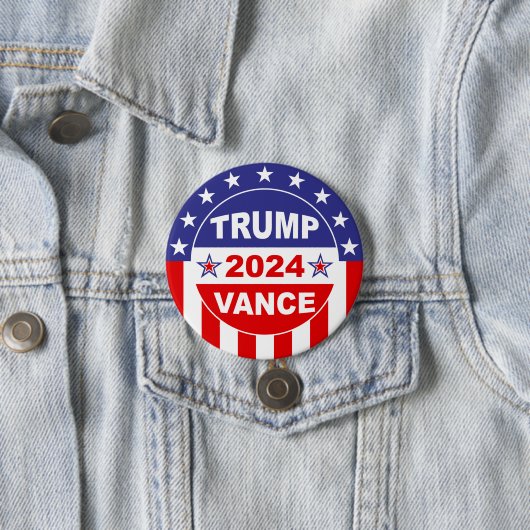 TRUMP VANCE 2024 BUTTON (Beispiel)