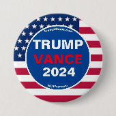 TRUMP VANCE 2024 BUTTON (Vorderseite)