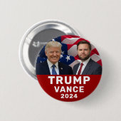 Trump Vance 2024 Button (Vorne & Hinten)