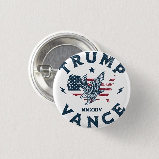 Trump Vance 2024 Button (Vorne & Hinten)