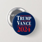 Trump Vance 2024 Button (Vorne & Hinten)