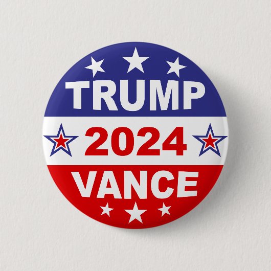TRUMP VANCE 2024 BUTTON (Vorderseite)