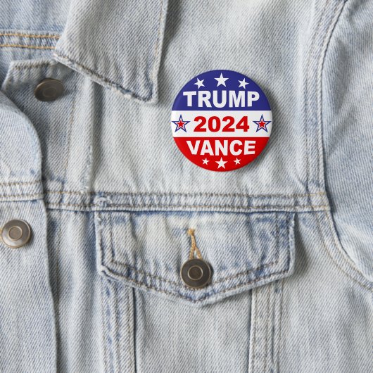 TRUMP VANCE 2024 BUTTON (Beispiel)