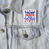 Trump Vance 2024 Button (Beispiel)