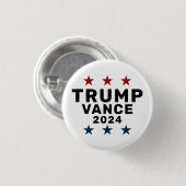 Trump Vance 2024 Classic Star Button (Vorne & Hinten)