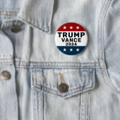 Trump Vance 2024 Classic Star Pinback Button (Beispiel)