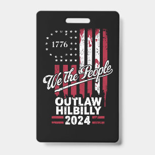 Trump Vance 2024 Donald Trump Gesetzloser Hillbill Ausweis