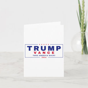 Trump Vance 2024 Donald Trump J.D. Vance Holt Amer Karte