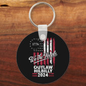 Trump Vance 2024 Donald Trump verwirft Hillbilly Schlüsselanhänger (Vorderseite)