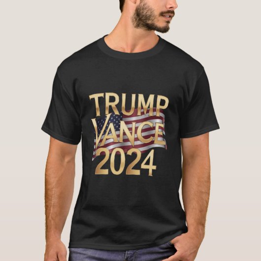 Trump Vance 2024: Eine kühne Vision für Amerika T-Shirt (Vorderseite)