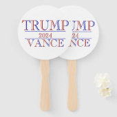 Trump Vance 2024 Fächer (Vorne und Hinten)