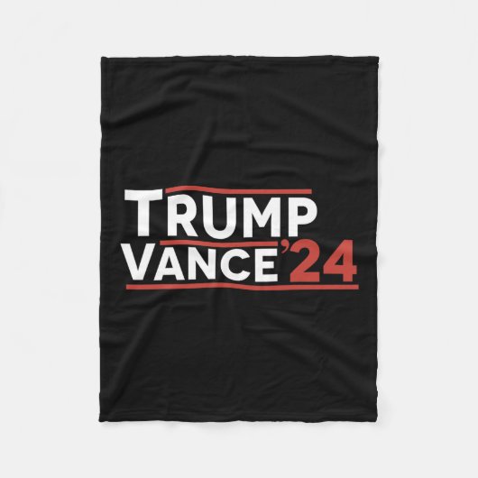 Trump Vance 2024 Fleecedecke (Vorderseite)