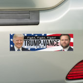 Trump Vance 2024: Foto zur Bekämpfung von Zitaten  Autoaufkleber (Auf Auto)