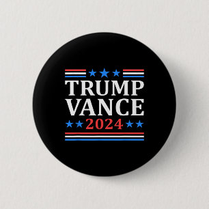 Trump Vance 2024 für den US-Präsidenten Vp Button