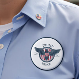 Trump Vance 2024 für Präsident Button