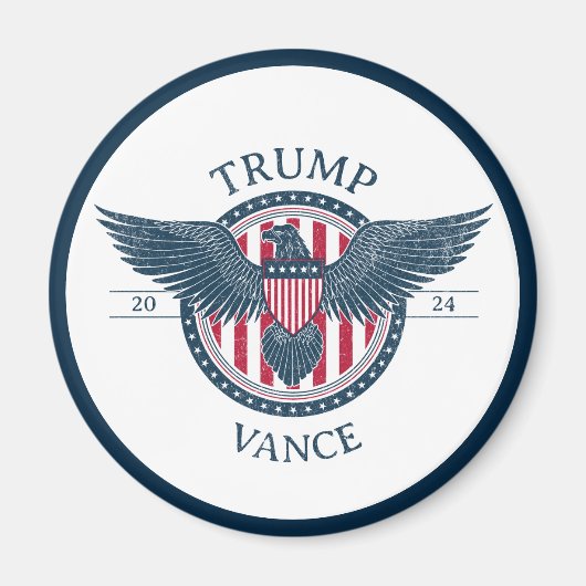 Trump Vance 2024 für Präsident Magnet (Vorne)