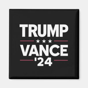 Trump Vance 2024 Für Präsident Vizepräsident USA W Magnet