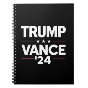 Trump Vance 2024 Für Präsident Vizepräsident USA W Notizblock
