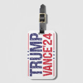Trump Vance 2024 Gepäckanhänger (Vorderseite Vertikal)