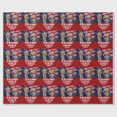 Trump Vance 2024 Geschenkpapier (Flach)
