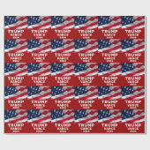 Trump Vance 2024 Geschenkpapier (Flach)