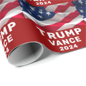 Trump Vance 2024 Geschenkpapier (Rolleneckpunkt)