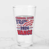 Trump Vance 2024 Glas (Rückseite)