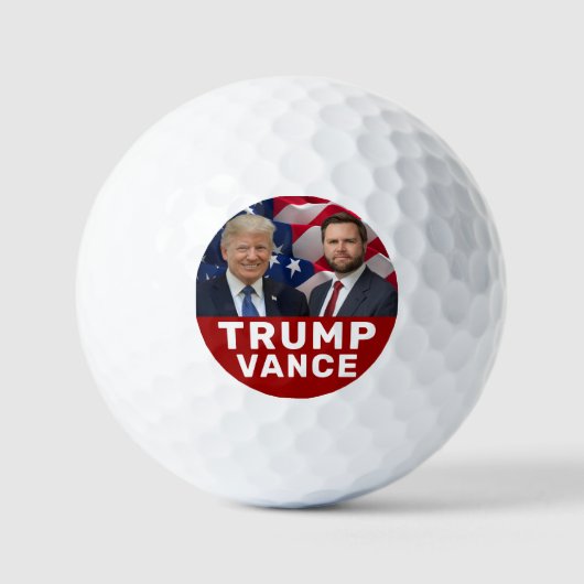 Trump Vance 2024 Golfball (Vorderseite)