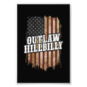 Trump Vance 2024 J.D. Vance Gesetzloser Hinterwäld Fotodruck