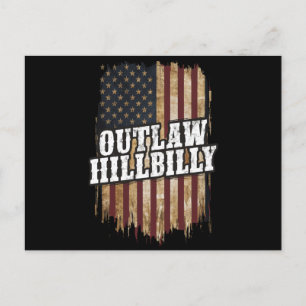 Trump Vance 2024 J.D. Vance Gesetzloser Hinterwäld Postkarte