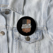 Trump Vance 2024 J.D. Vance Outlaw Hillbilly Button (Beispiel)
